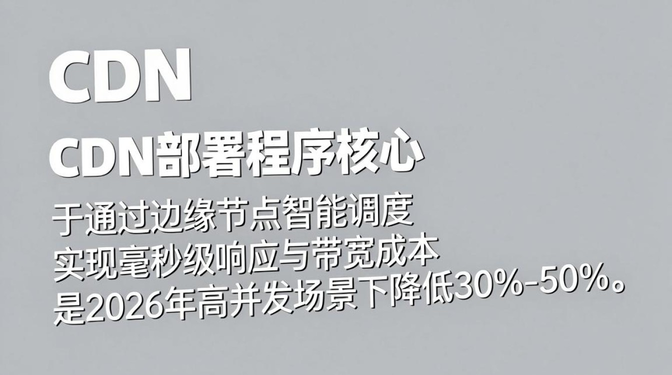 cdn部署程序 cdn部署程序