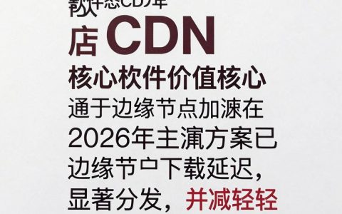 软件商店cdn是什么，软件商店cdn加速原理