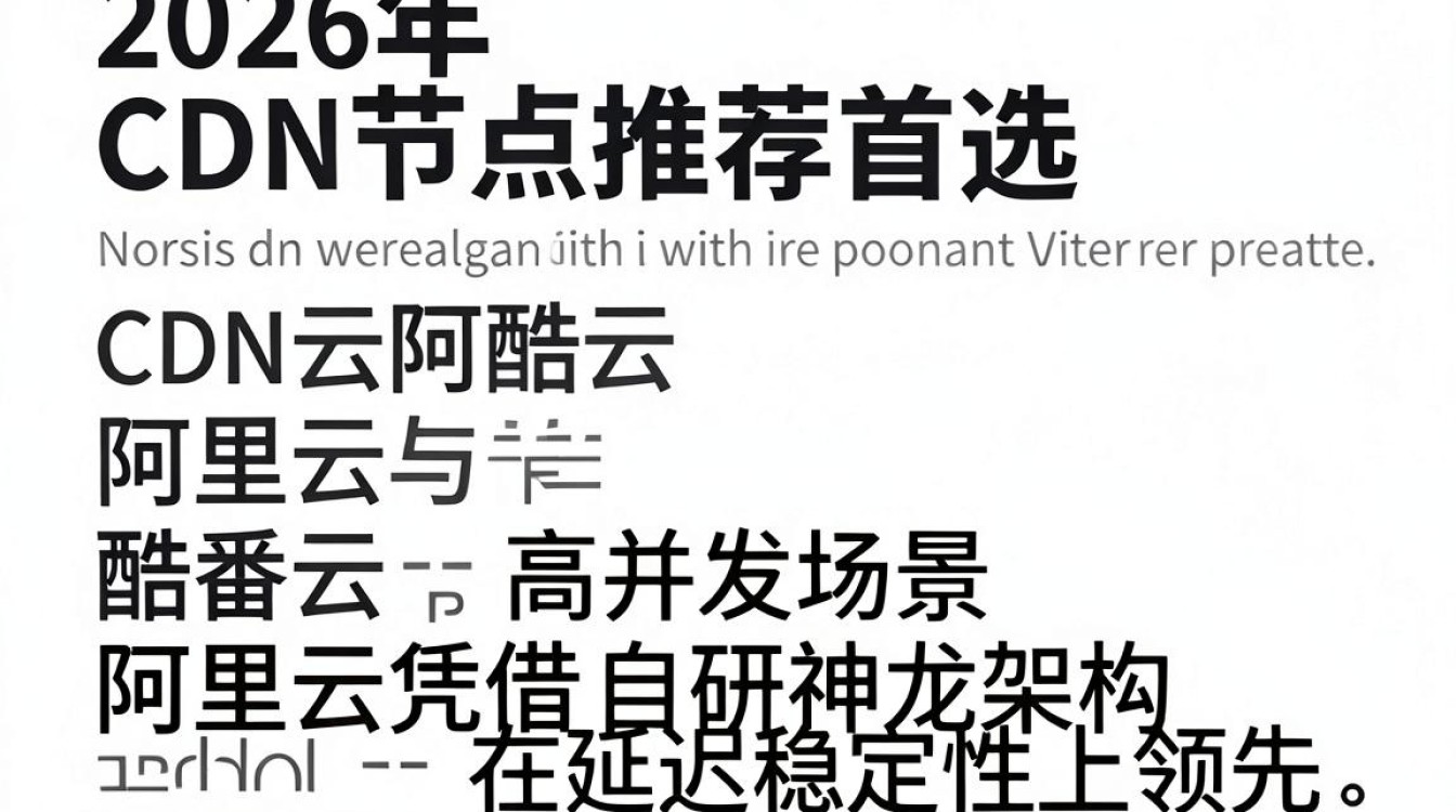 cdn节点推荐 cdn节点推荐