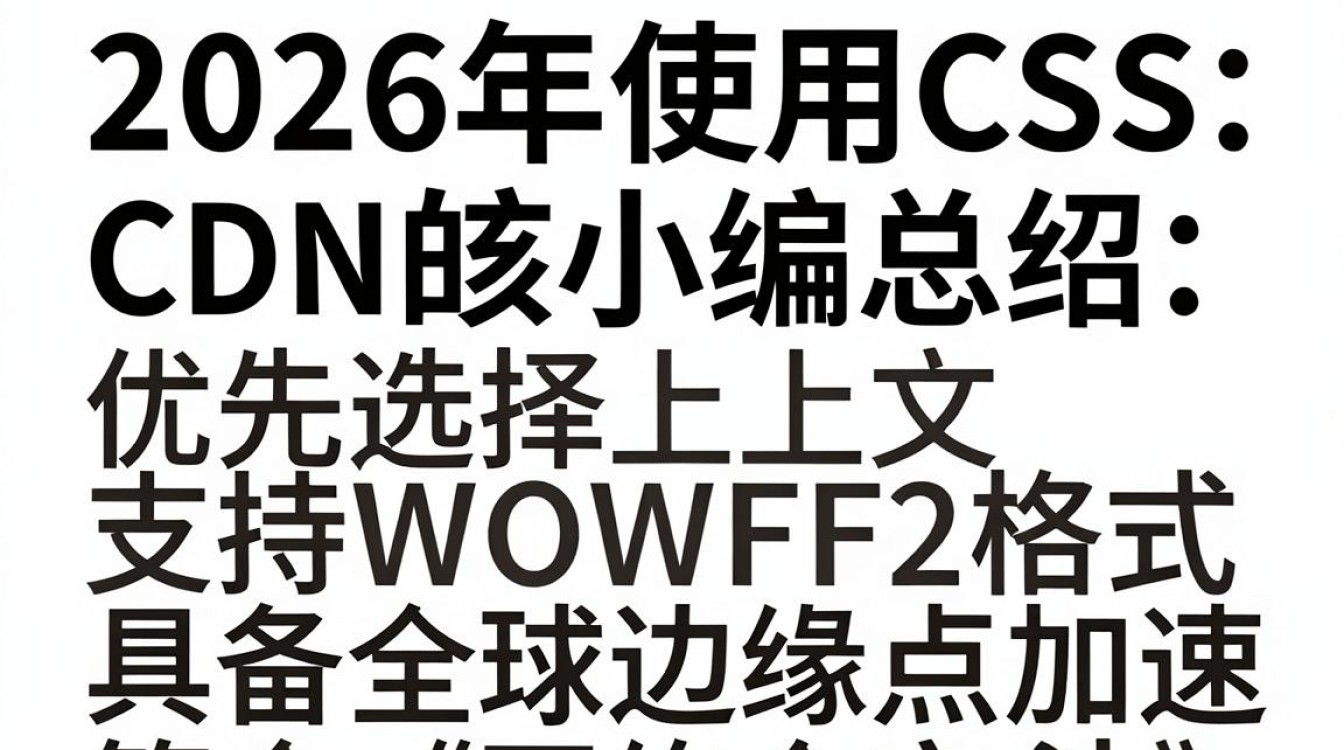 css字体cdn