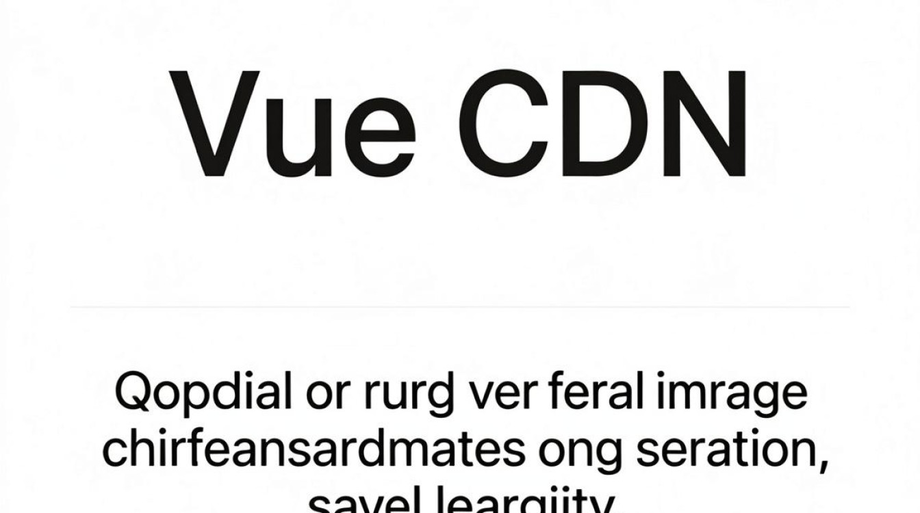 vue cdn 资源