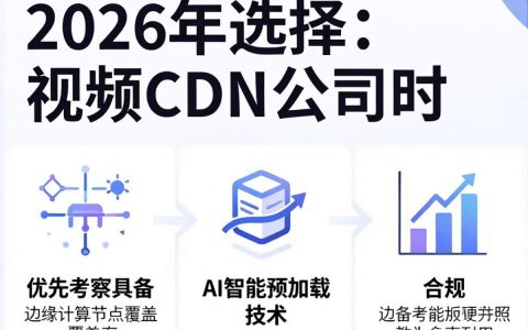视频cdn公司哪家好，视频cdn公司