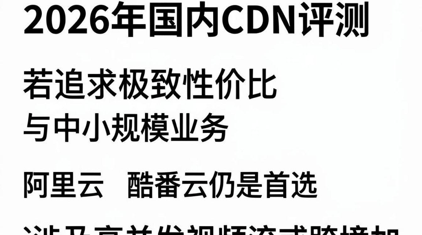 国内cdn 评测