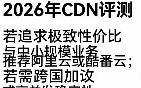 收费CDN评测，哪款CDN服务商性价比最高？