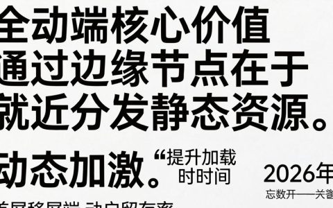 移动端CDN是什么，移动端CDN加速