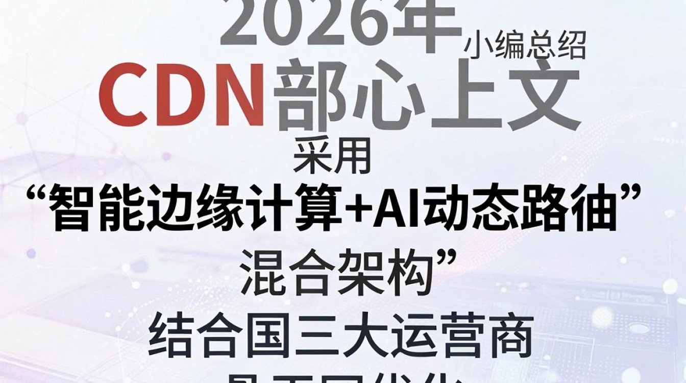 cdn部署技术 cdn部署技术