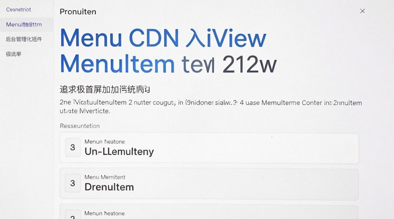 iview cdn menuitem iview cdn menuitem
