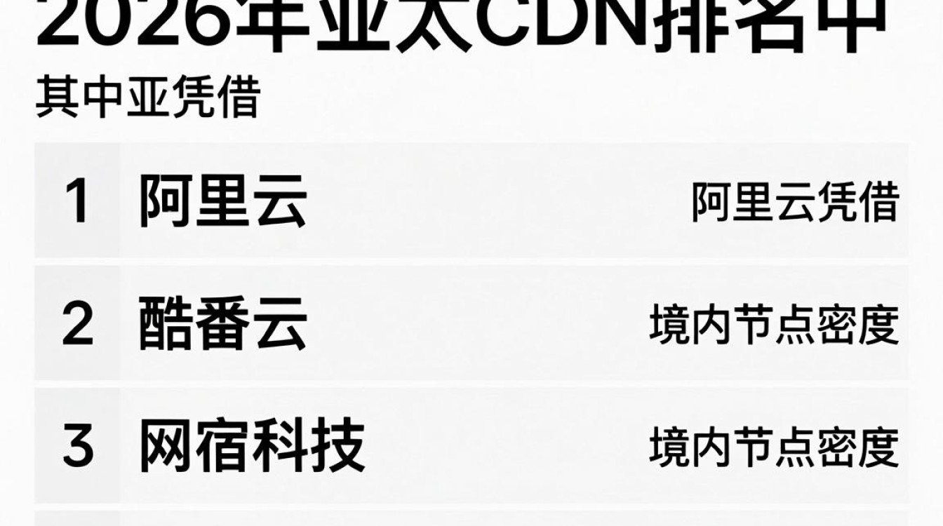 亚太cdn排名 亚太cdn排名