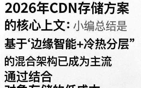 cdn存储方案是什么，cdn存储方案