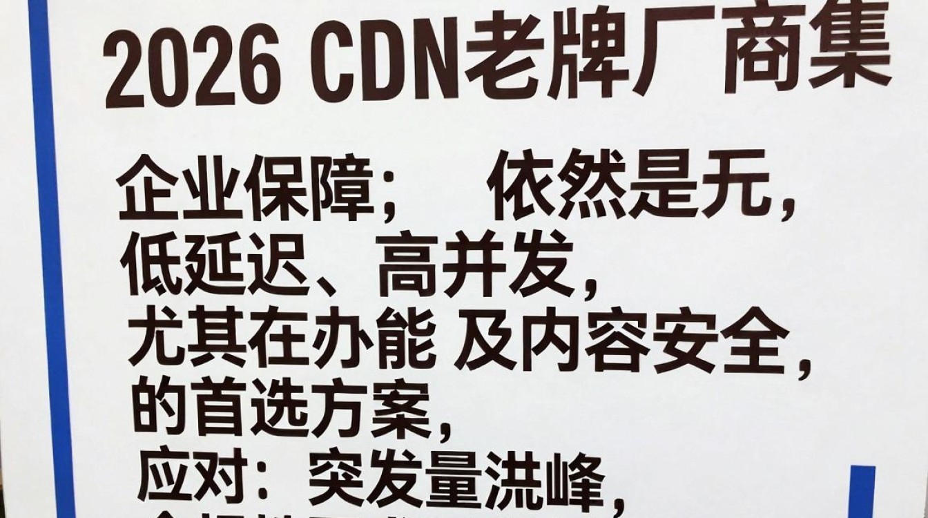 cdn老牌厂商