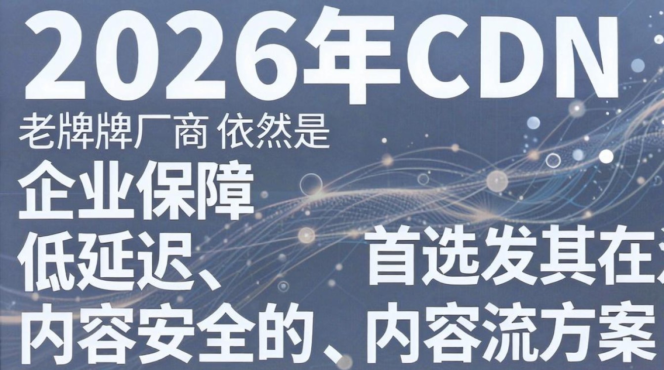cdn老牌厂商