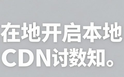 本地开启cdn怎么设置，本地开启cdn
