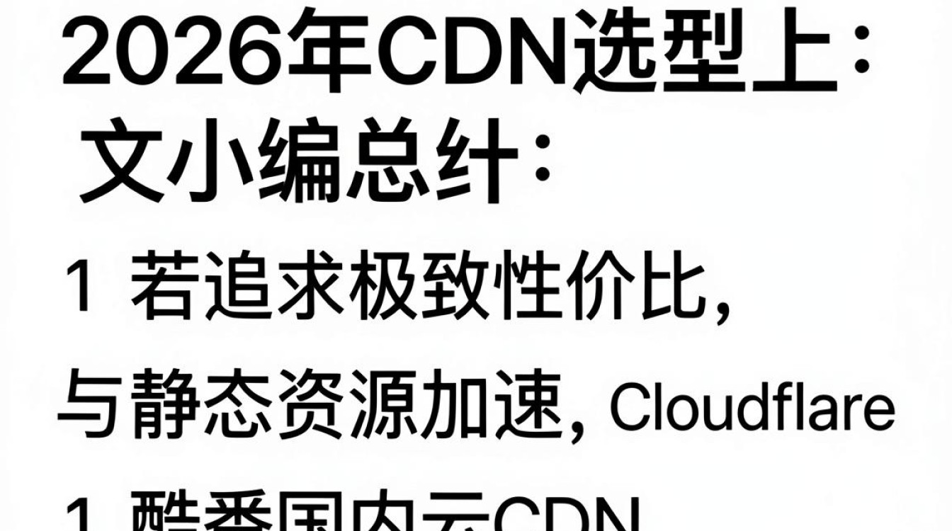 免费cdn对比