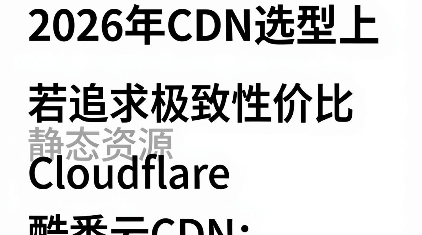 免费cdn对比
