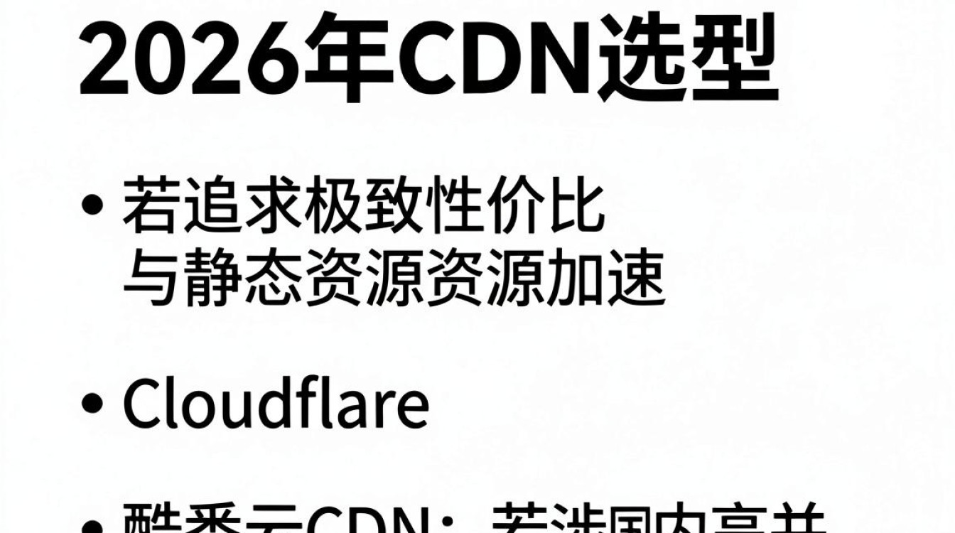 免费cdn对比