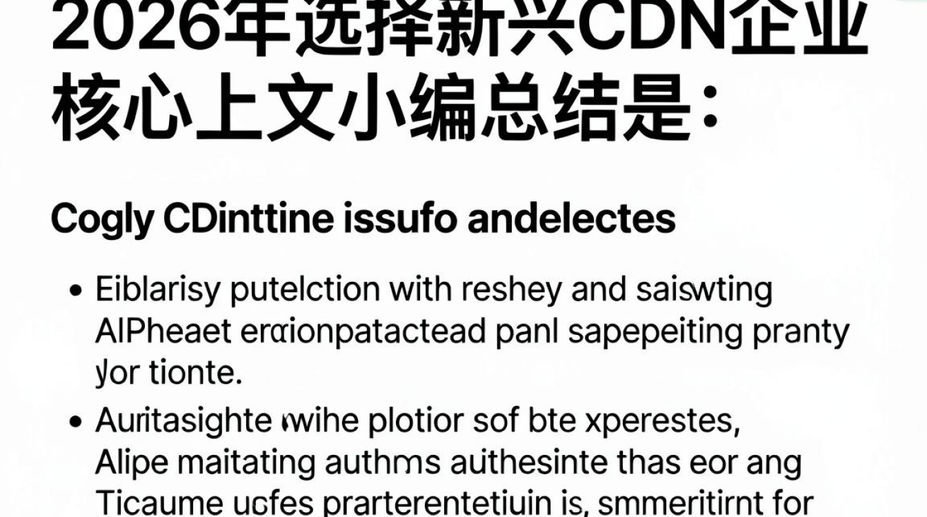 新兴cdn企业 新兴cdn企业