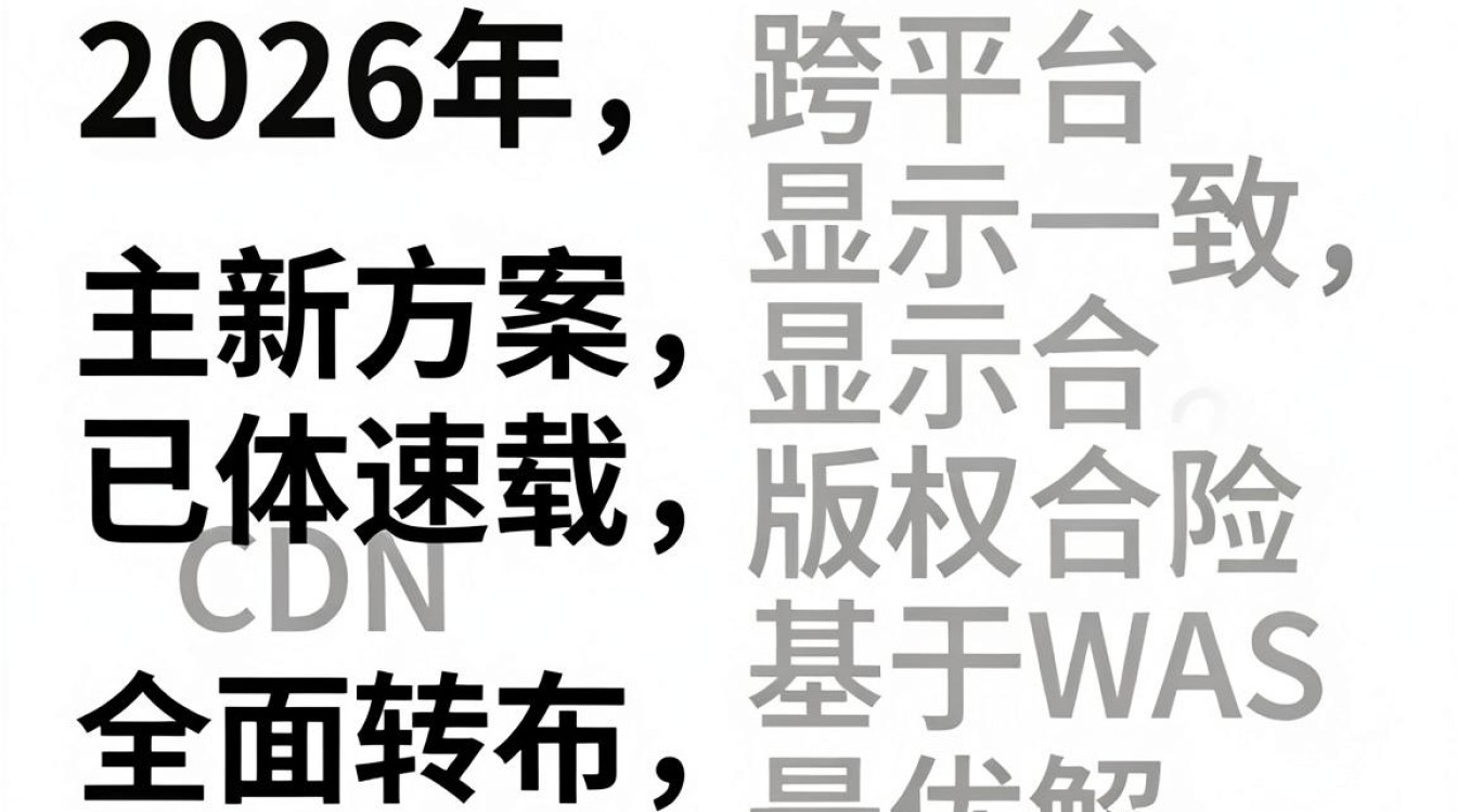 web 字体 cdn web 字体 cdn