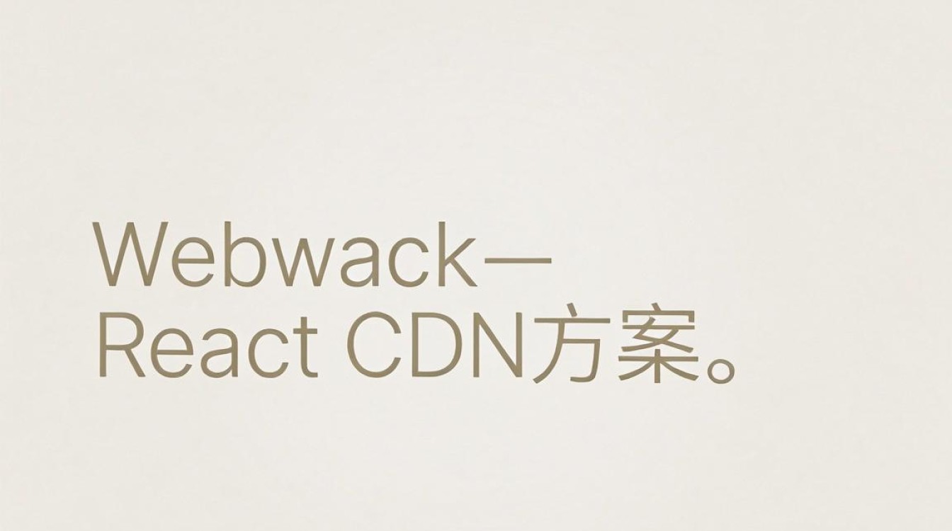 webpack react cdn