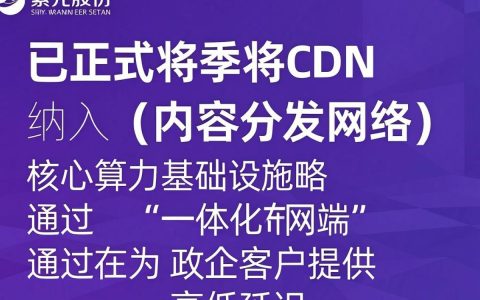 紫光布局CDN是啥意思，紫光CDN布局