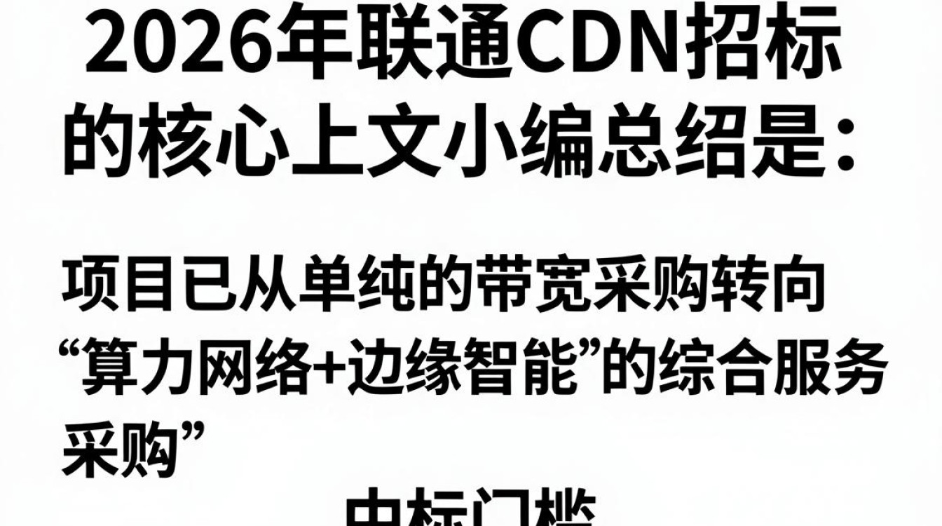 联通cdn招标