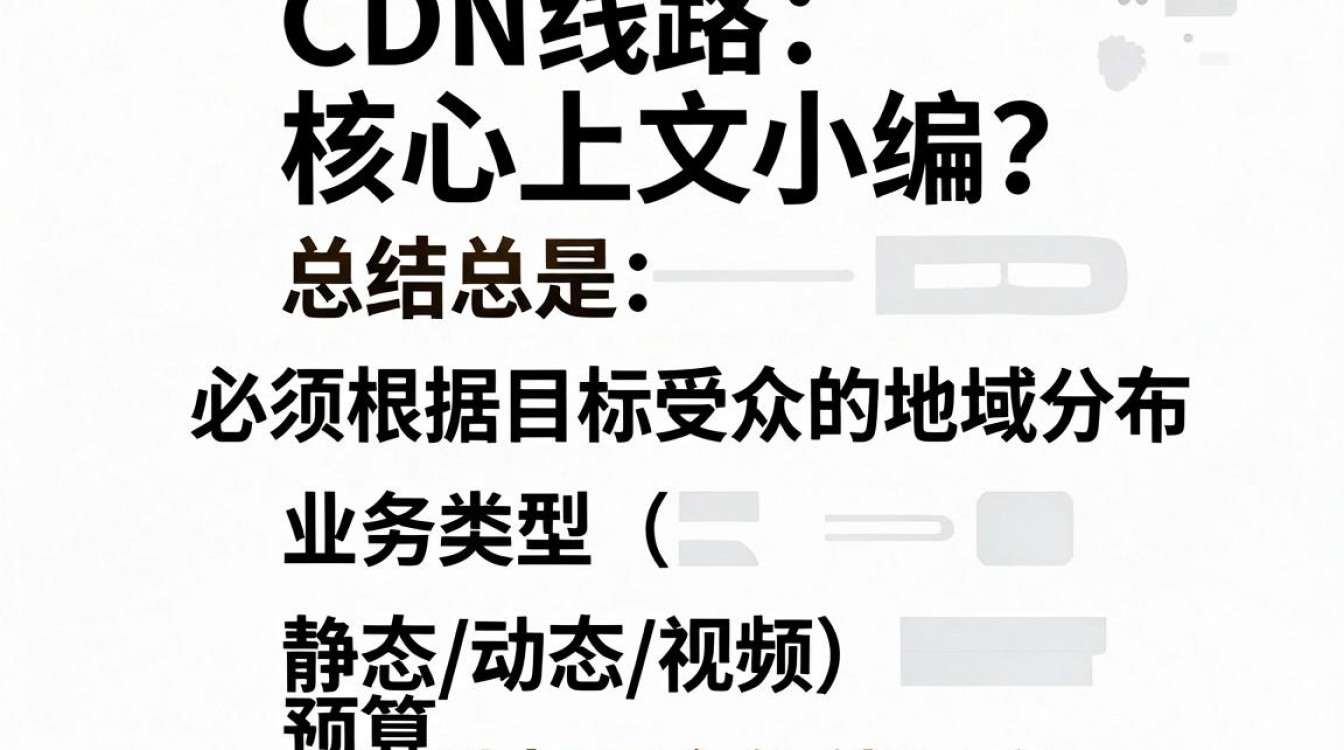 选择cdn线