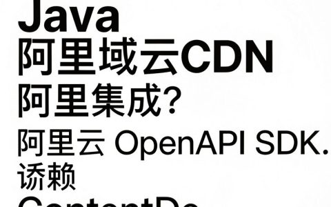 java 阿里 cdn 怎么配置，java 接入阿里云 cdn 加速