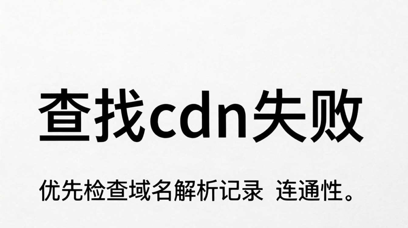 查找cdn失败 查找cdn失败