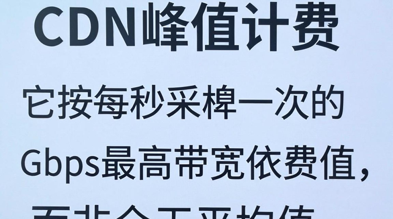 cdn 峰值计费
