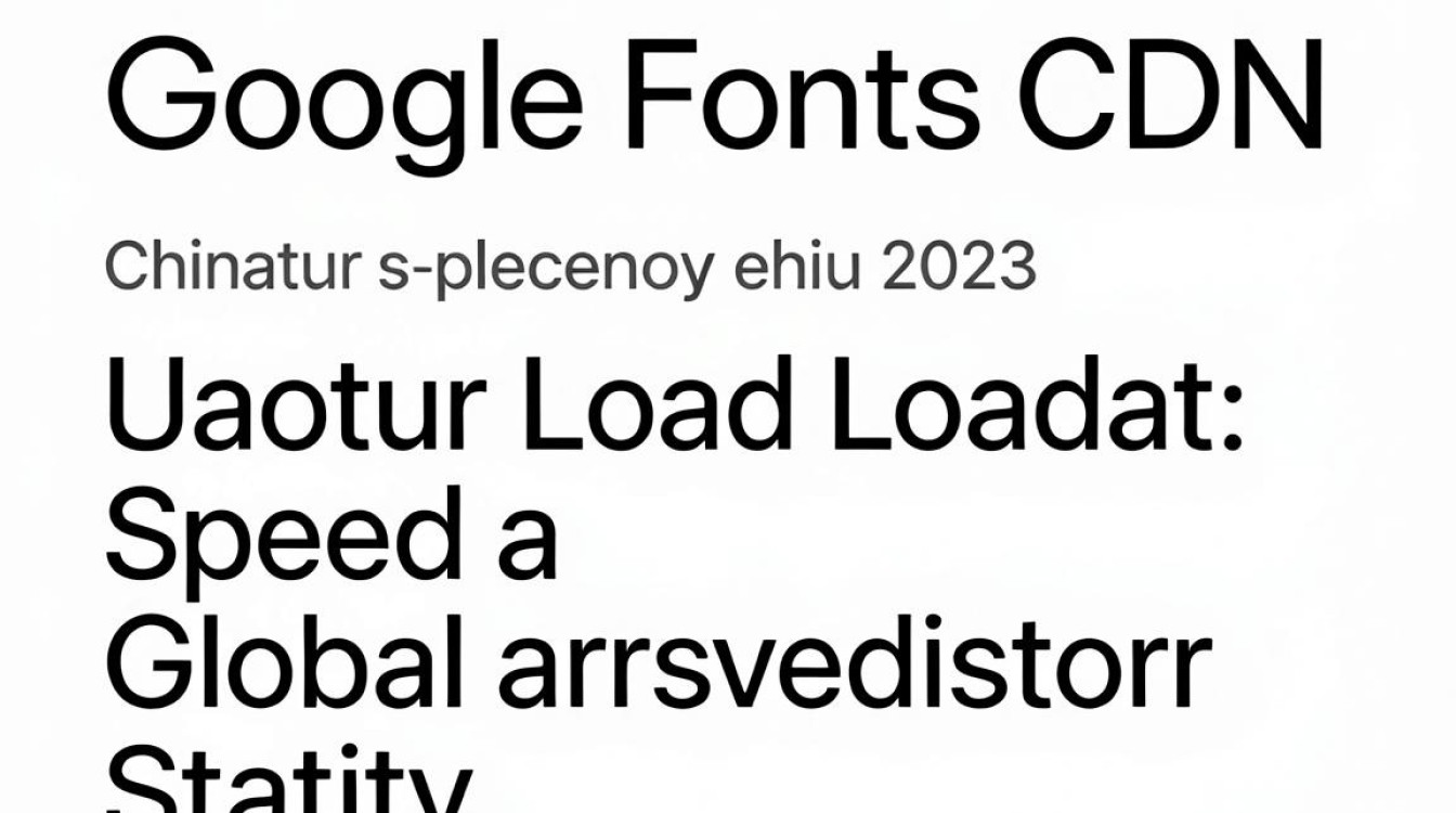 google fonts cdn