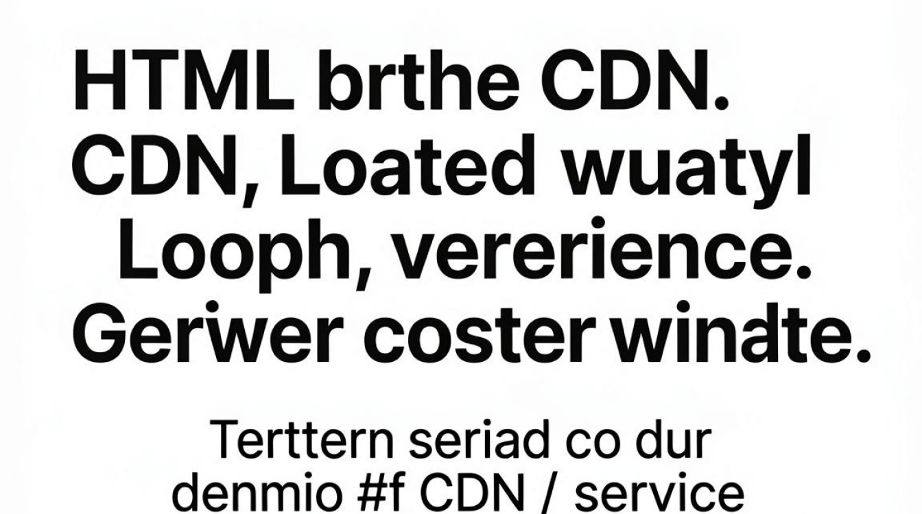 html引入cdn
