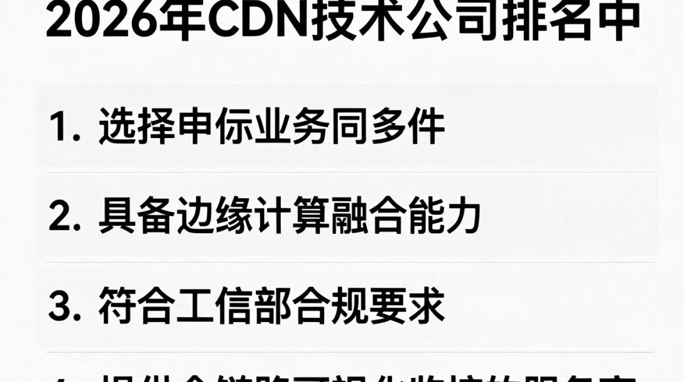 cdn技术公司 cdn技术公司