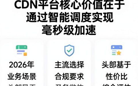 国内cdn平台哪家好，国内cdn平台