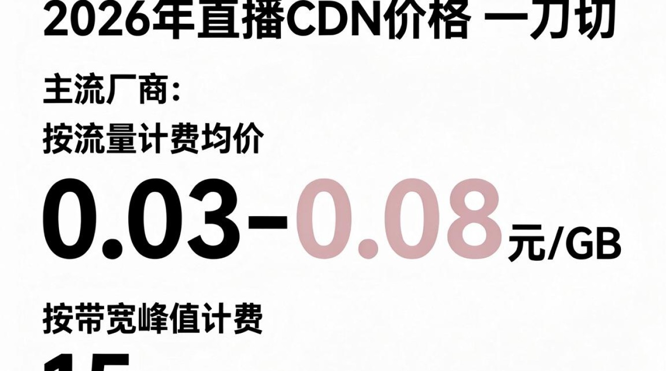 直播cdn 价格