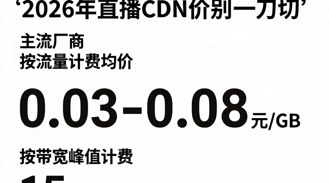直播cdn 价格