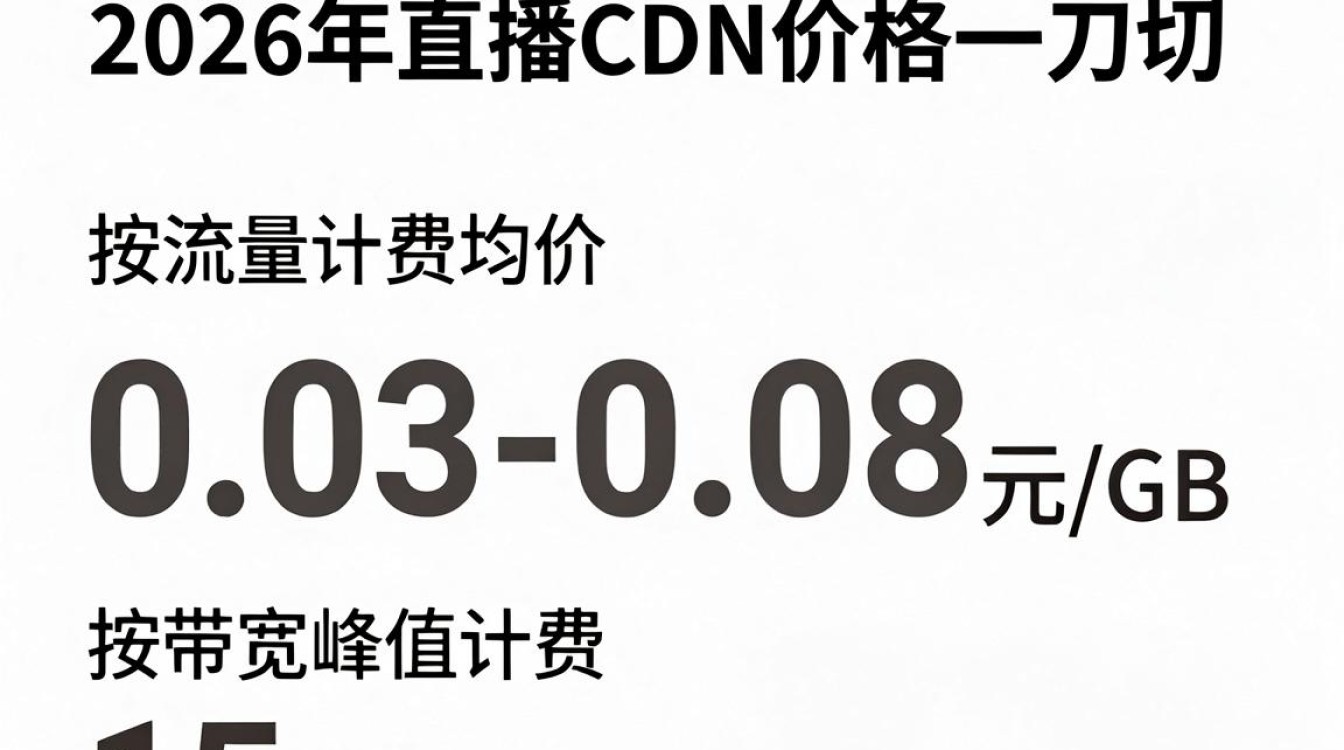 直播cdn 价格