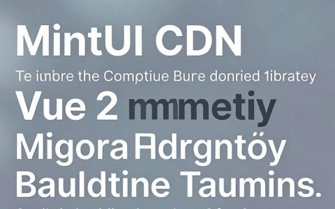 mint ui cdn怎么引入，mint ui cdn链接