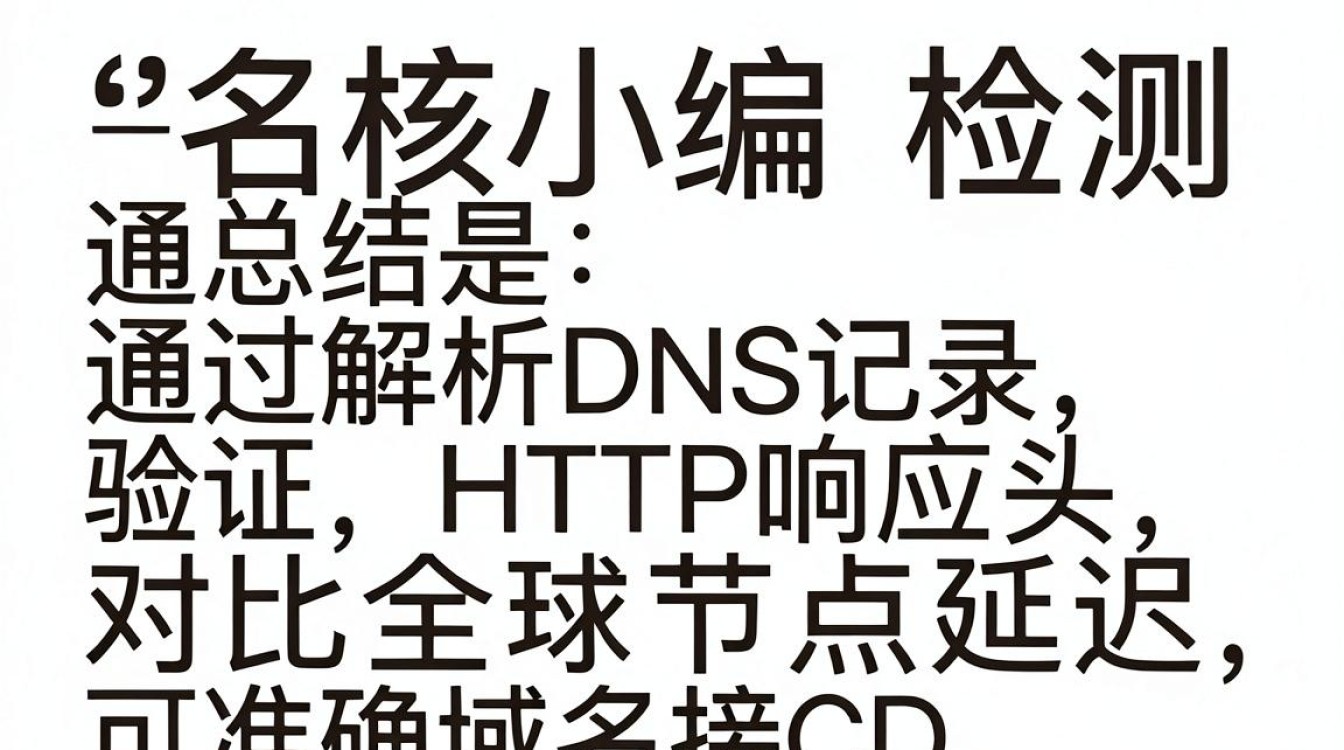 cdn域名检测 cdn域名检测