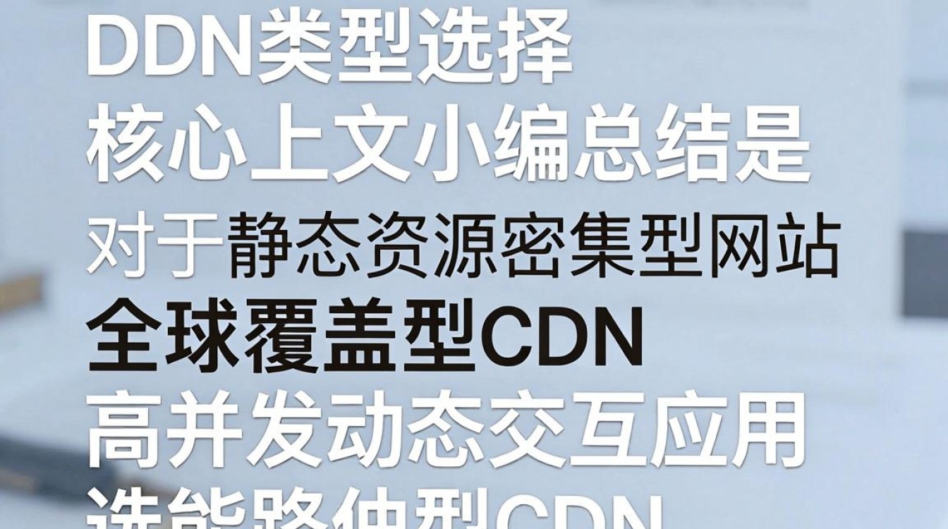 cdn类型选择 cdn类型选择