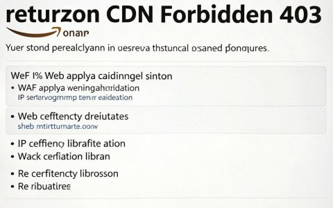 亚马逊cdn返回403错误怎么办，cdn 403