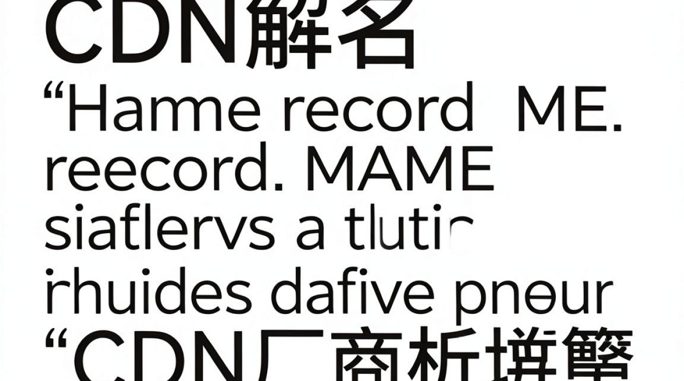 cdn解析别名 cdn解析别名