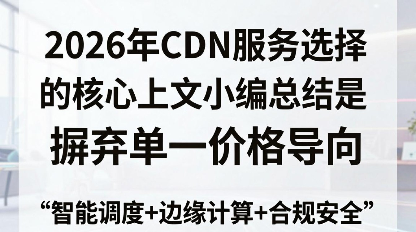 cdn服务选择 cdn服务选择