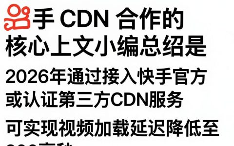 快手cdn合作怎么申请，快手cdn合作费用