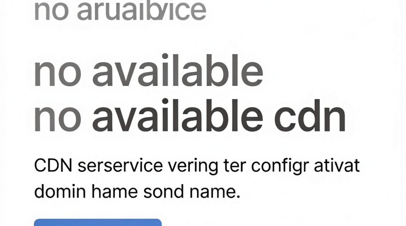 no available cdn no available cdn