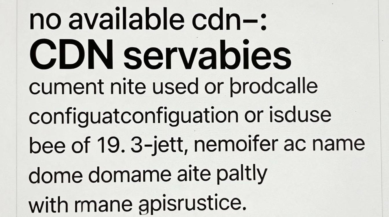 no available cdn no available cdn