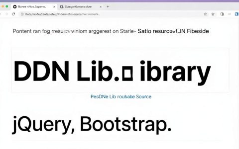 CDN Lib是什么，CDN加速库优化网站加载速度