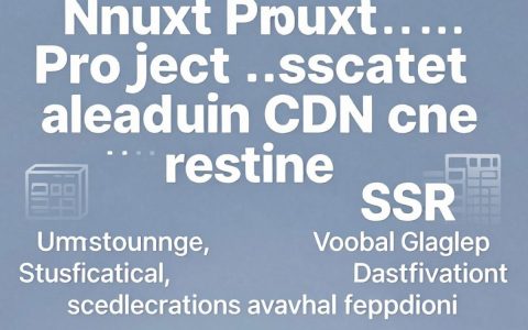 Nuxt CDN加速配置教程，Nuxt部署CDN优化