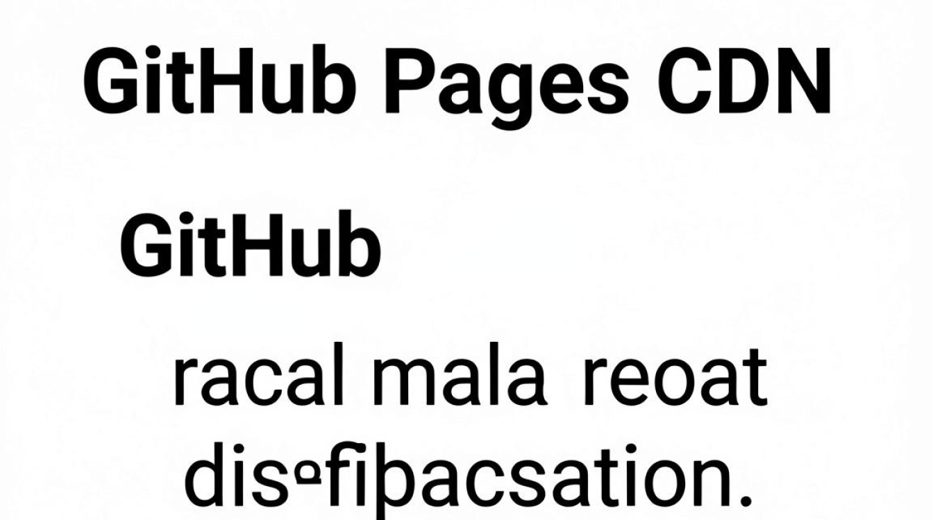 githubpages cdn githubpages cdn
