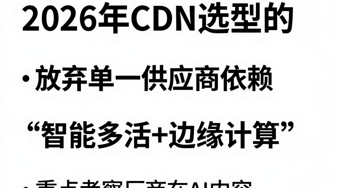cdn选型