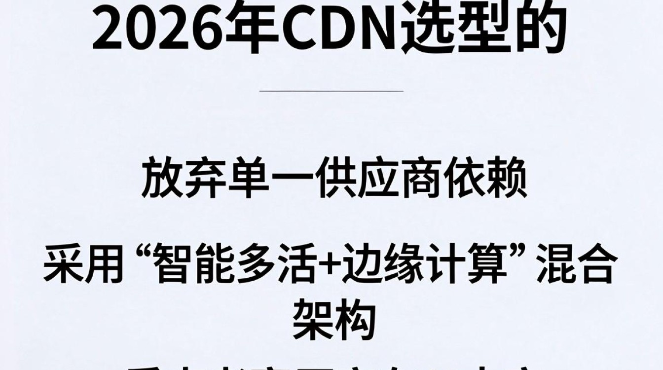 cdn选型