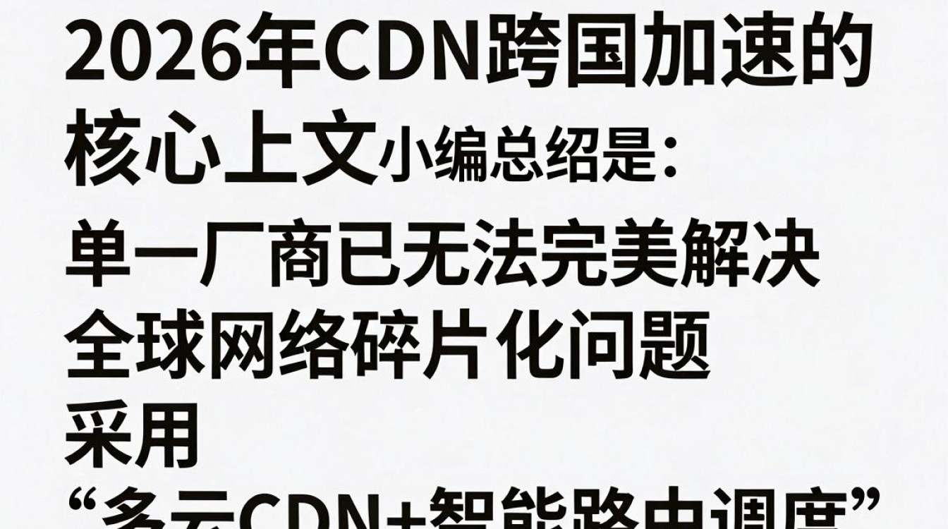 cdn 跨国